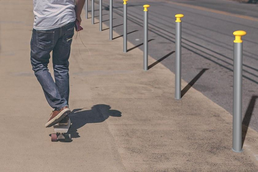 City Design Стационарная стальная стойка тумбы sun-id-1368136 - Вид №3