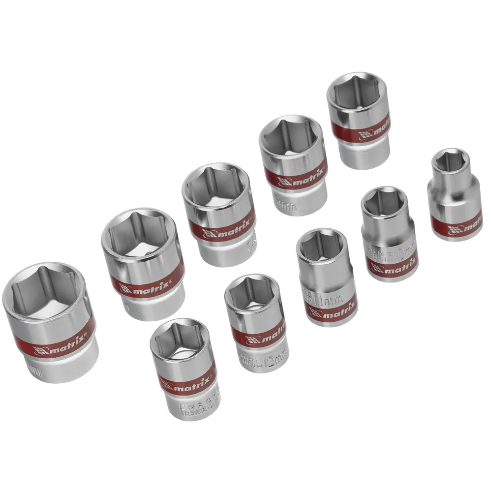 Набор торцевых головок Matrix 13558 3/8 дюйма, 10 шт STLM-2169802