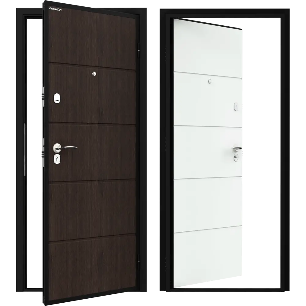 Дверь входная металлическая Оптим 88x205 см правая белый DOORHAN STLM-2073227 - Вид №1