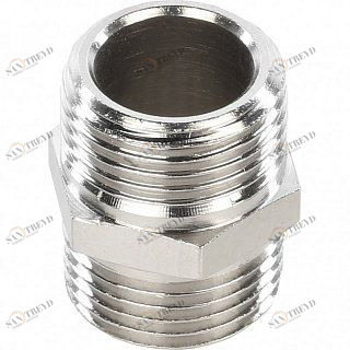 Ниппель НН 1/4" никель STOUT SFT0004001414