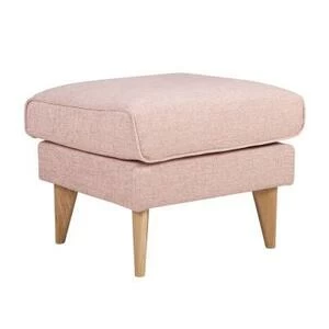 Пуф для ног квадратный Pola бледно-розовый