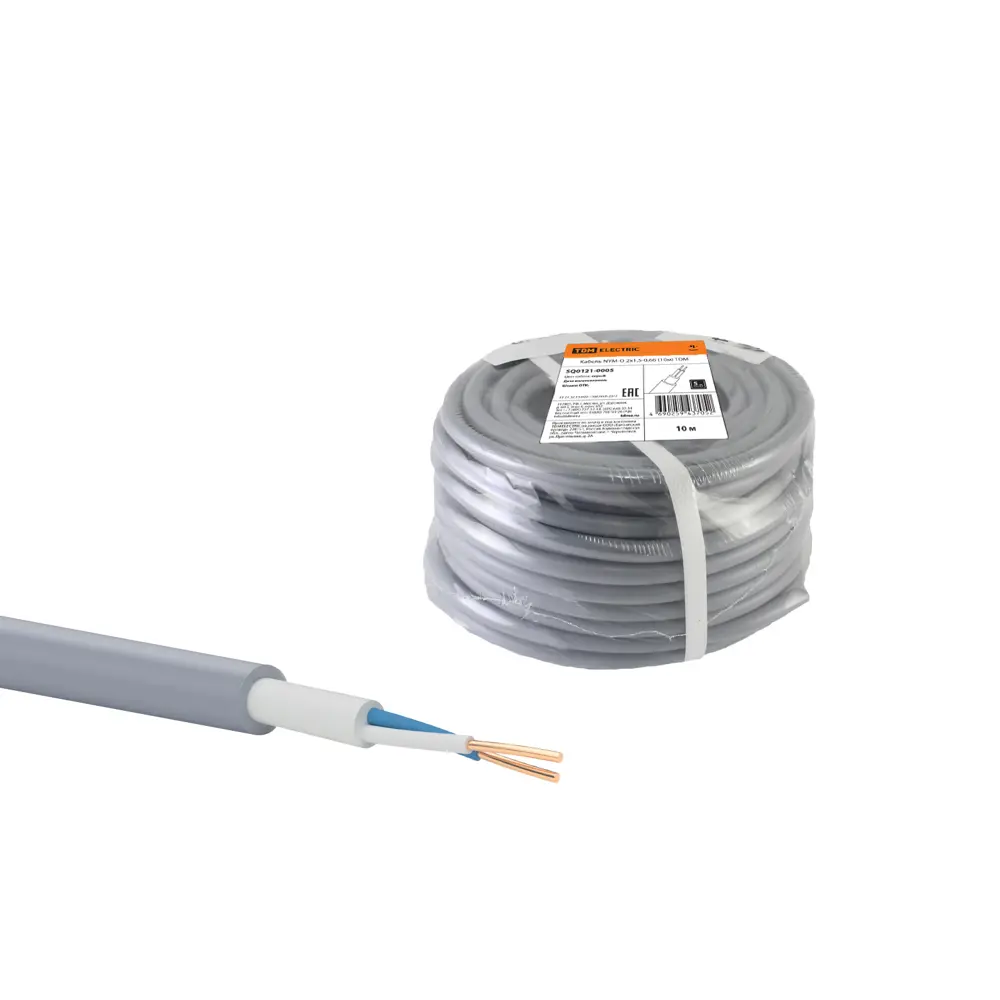 Кабель Tdm Electric NYM 2x1.5 10 м ГОСТ цвет серый 84574120 STLM-2082883  - Вид №2