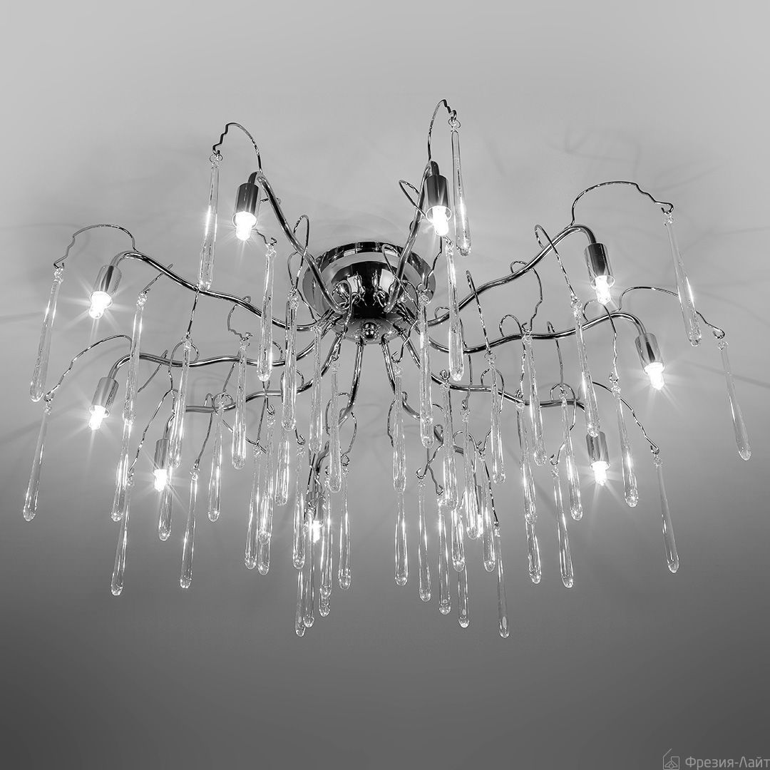 Frezia Light 1005/10C хром люстра потолочная 120147
