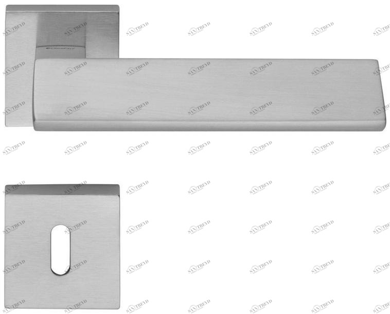 LINEA CALI' Ручка из хромированной латуни на розетке с замком Riflesso sun-id-1373211