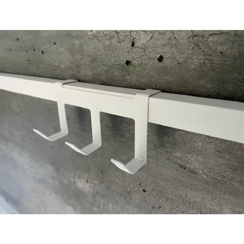 Крючок тройной Delinia 100x51 мм сталь цвет белый STLM-2174706 - Вид №2