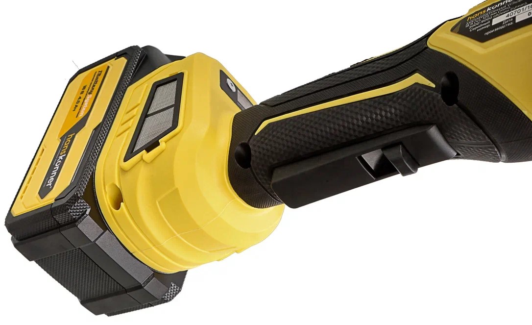 Углошлифовальная машина (УШМ) Hanskonner HAG1812E 1BatterySystem 18V 9157059 STDN-0008765 - Вид №8