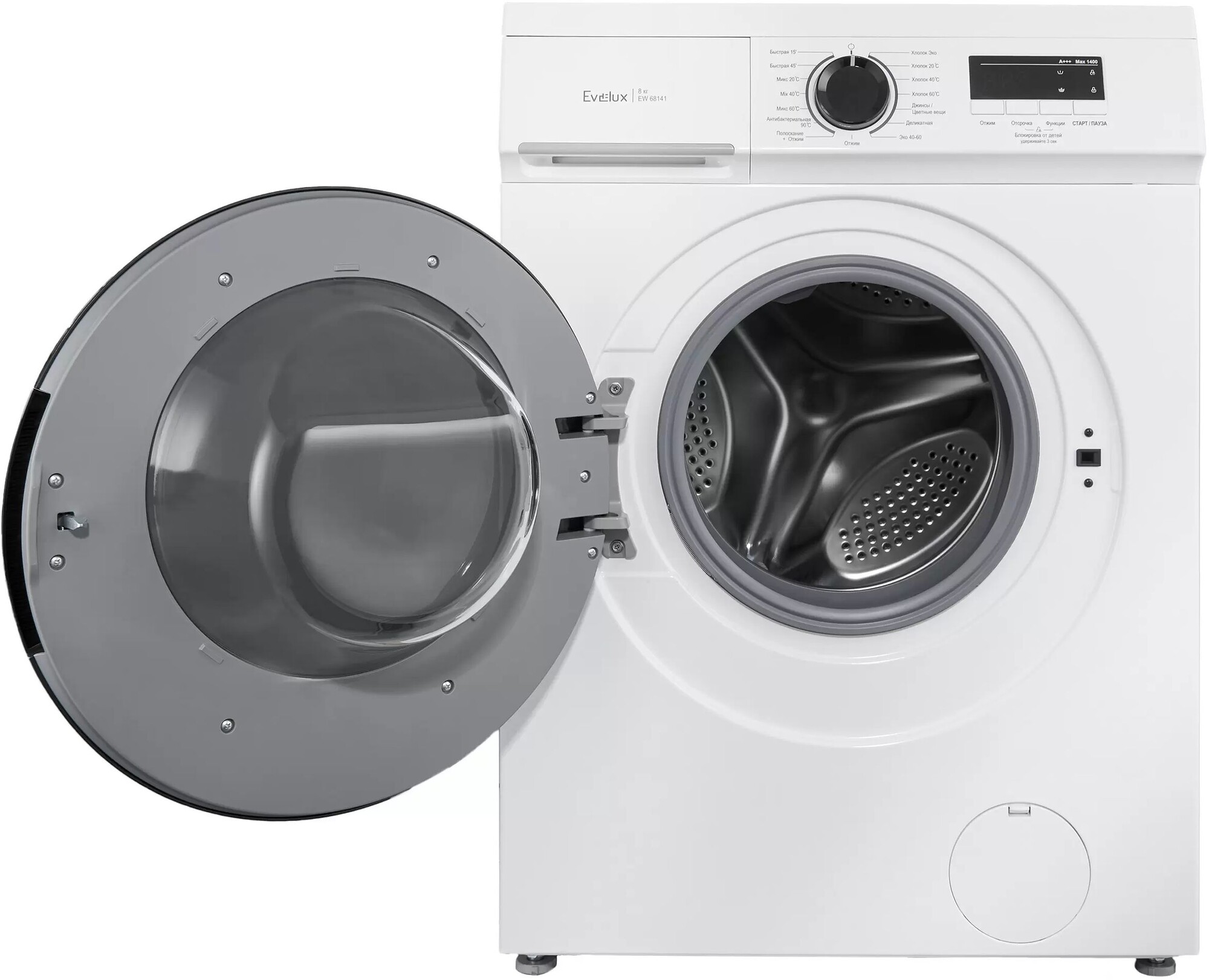 9074868 Стиральная машина Evelux EW 68141 белый STDN-0008815 - Вид №3