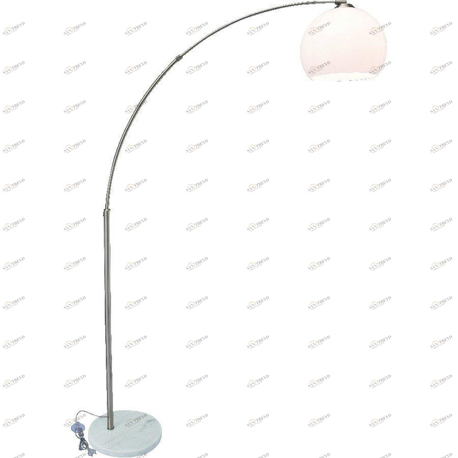 Торшер Arte Lamp Goliath A5822PN-1SS ARTE LAMP  081356 Белый;хром 
