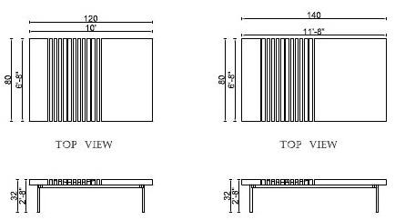 ENNE Прямоугольный журнальный столик Izzy sun-id-1467089 - Вид №2
