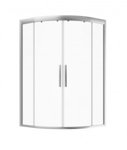 W90G-401A090WT Deep душевое ограждение 90х90стекло прозрачноепрофиль мат. серебробез поддона AM.PM Gem