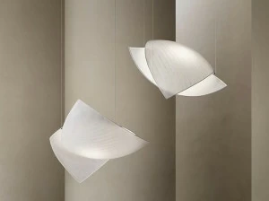Grok Японский подвесной светильник из бумаги ручной работы Voiles