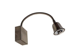 Регулируемая латунная лампа для чтения