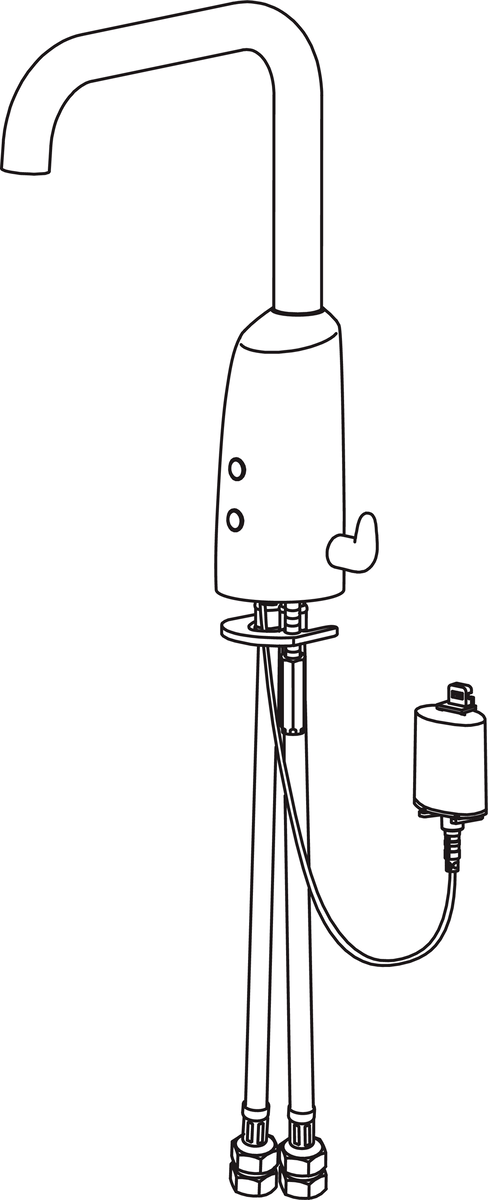 Oras 6331FZ Смеситель для умывальника, 6 V, Bluetooth 6331FZ Electra Хром  - Вид №2