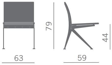 Kastel Тканевый стул для залов ожидания sun-id-1460278 - Вид №6