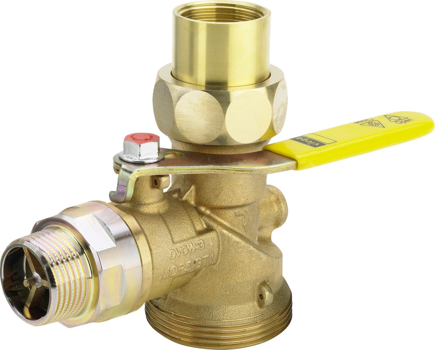 Viega Угловой шаровой кран для газового счетчика G2111.2T (526818) 526 818