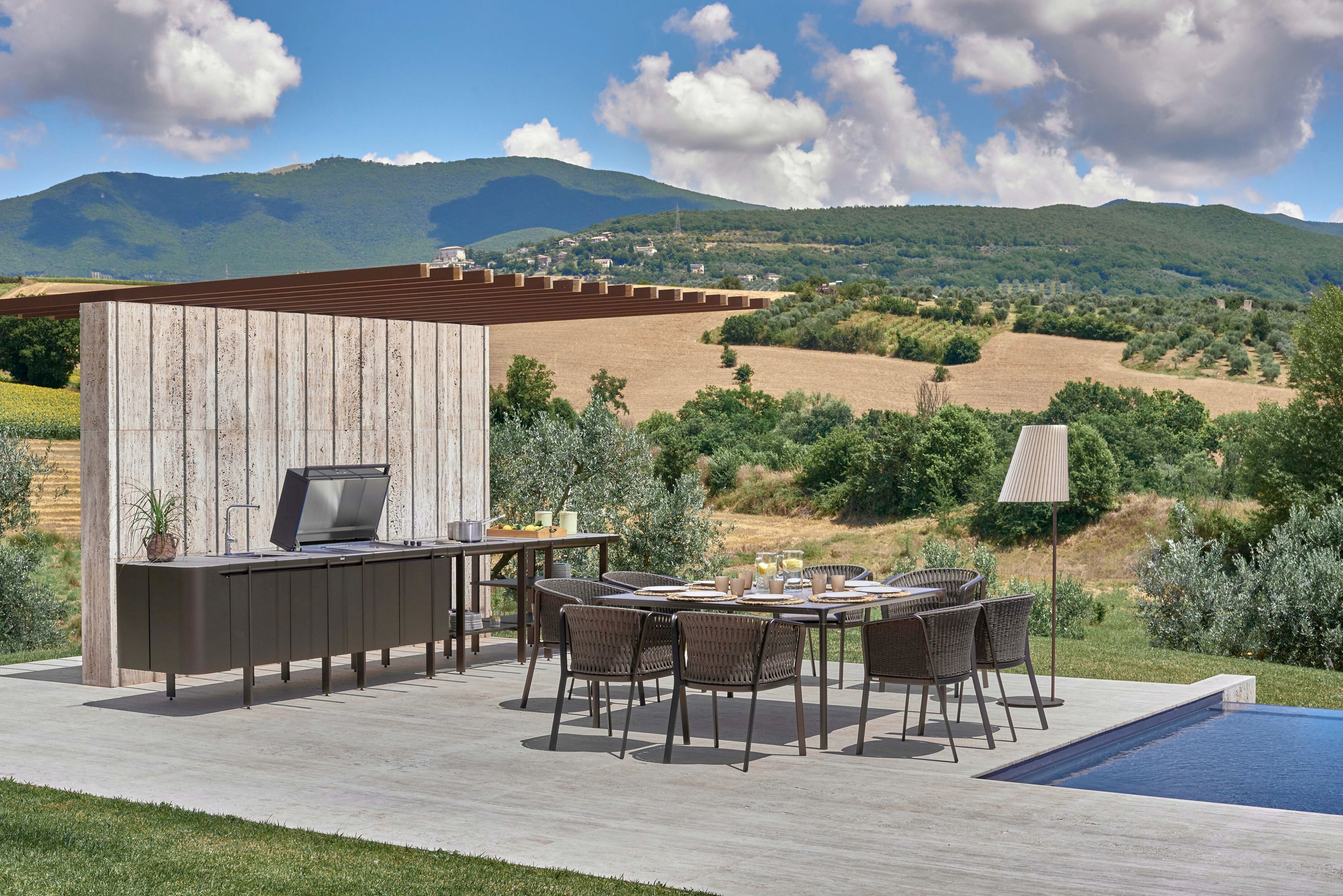 Алюминиевое кресло для отдыха с плоской веревкой emu ARCH-00064186 - Вид №2