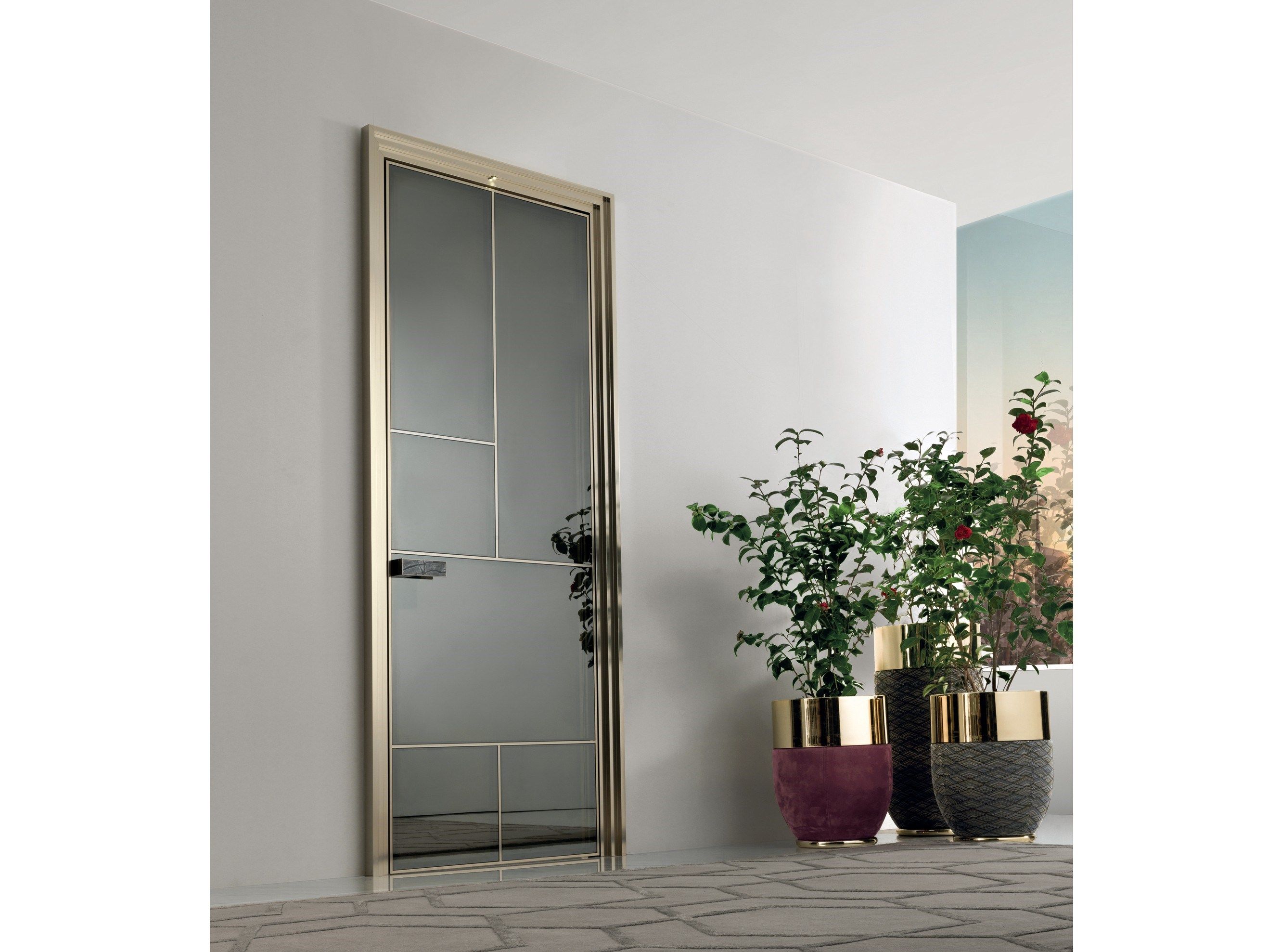 Стеклянная распашная дверь Longhi Aluminiun Chic-Doors ARCH-00006888