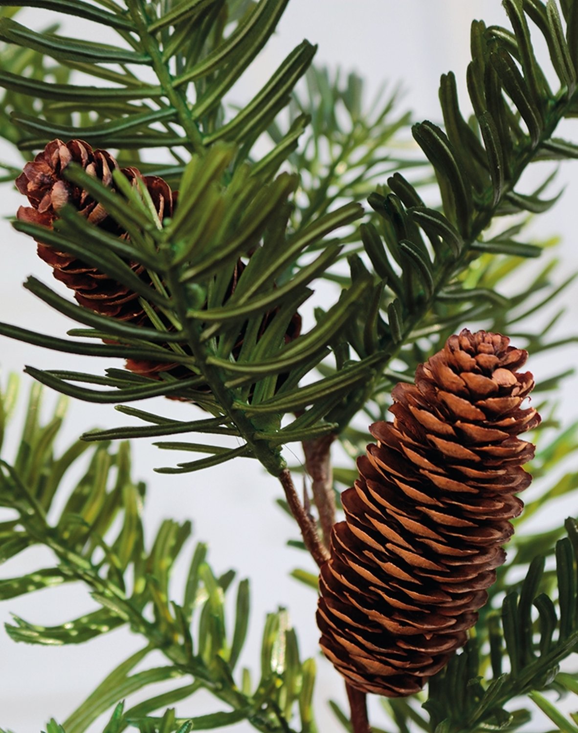 1182 883 a3 Ветка ели искусственная, 50 см, зеленая H-andreas  - Вид №3