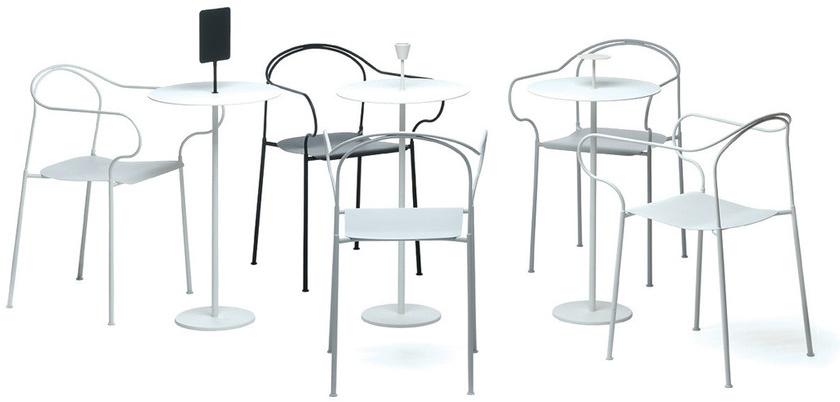 Nola Industrier Стул для ресторана из стали с подлокотниками Kyparn sun-id-1500593 - Вид №3