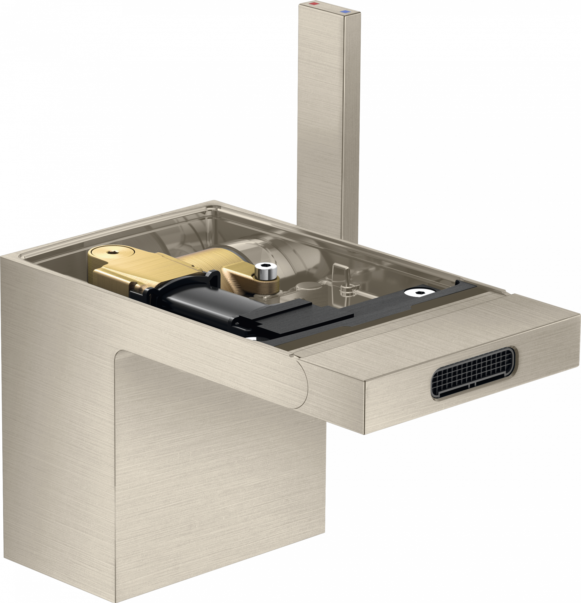 47212820 Смеситель для биде, однорычажный, со сливным клапаном Push-Open, без тарелки AXOR MYEDITION 