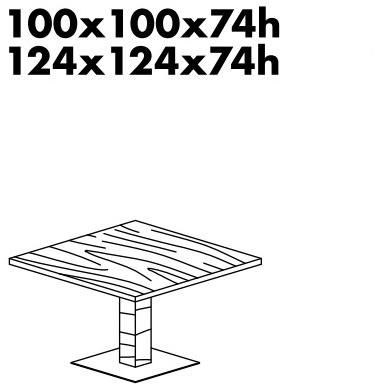 Bralco Стол для переговоров из меламина Jet sun-id-1462388 - Вид №1
