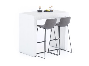 Высокий прямоугольный стол из меламиновой ткани