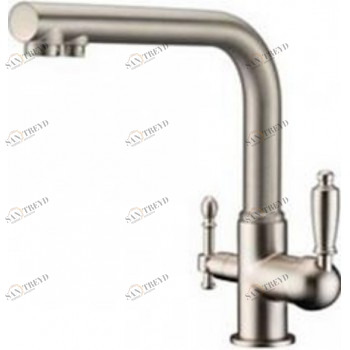 Zorg ZR 313 YF-33 Nickel Смеситель для кухни Zorg 305х225 мм 