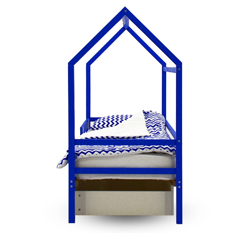 Кровать-домик детская синяя Svogen БЕЛЬМАРКО  00-3833070 Синий Santreyd  - Вид №2