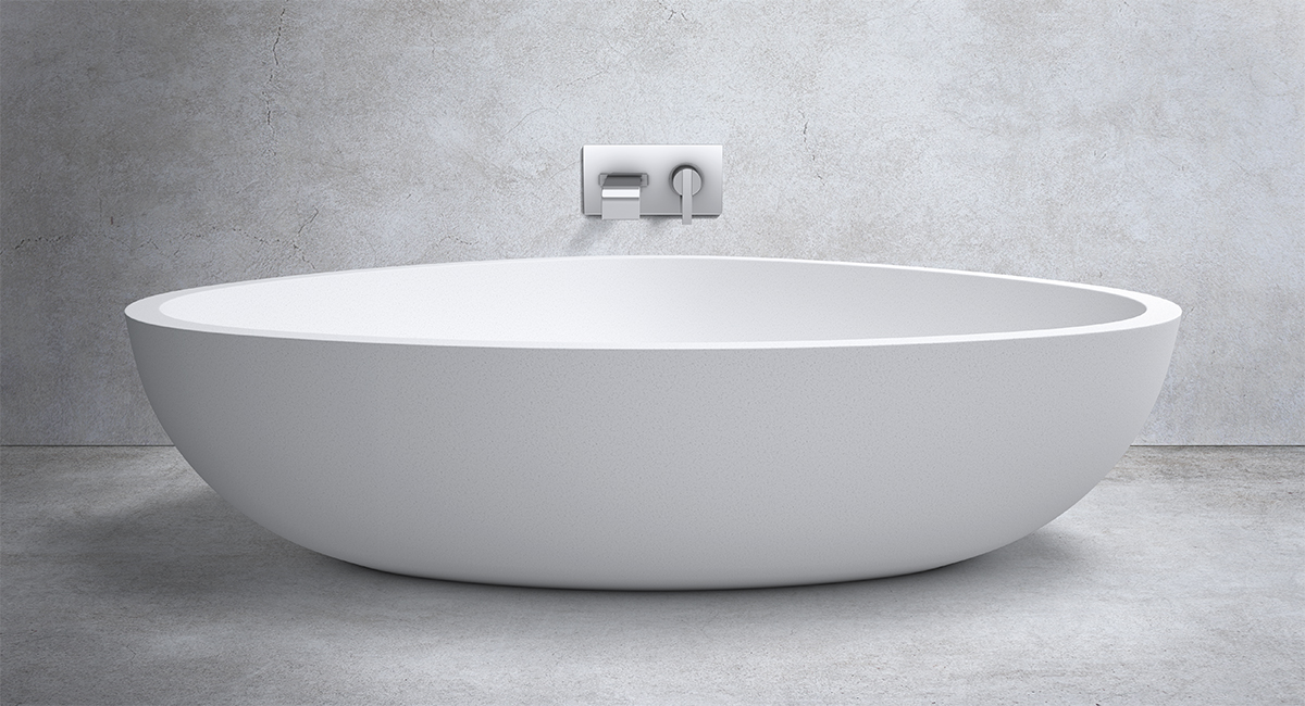 Ванна из искусственного мрамора  Eclipse Apaiser 5401