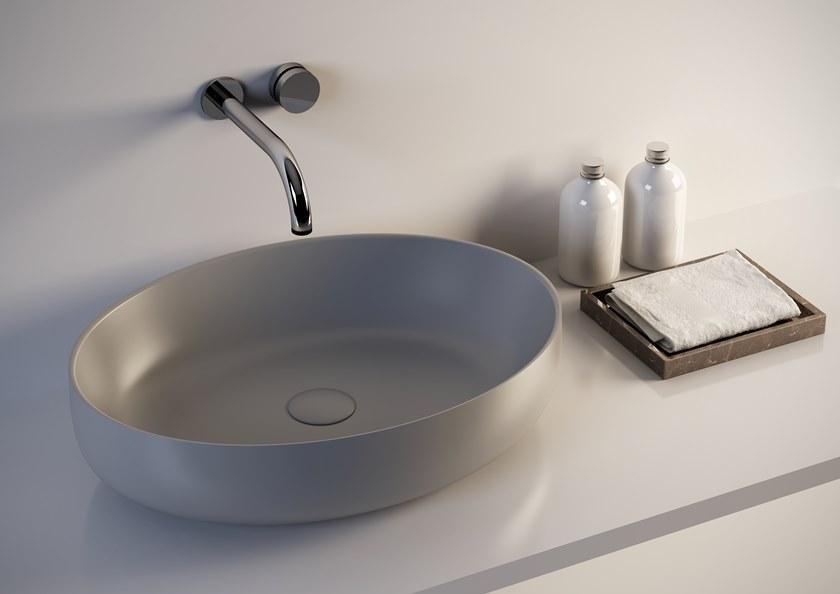 Met42060 Накладная раковина на столешницу  овальная Olympia Ceramica METAMORFOSI - Вид №2