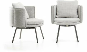 Minotti Стул из мягкой ткани Torii