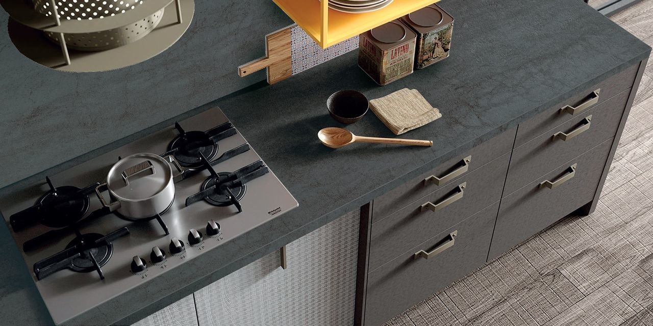 Столешницы для кухни - Антрацит диаболо LIGRON LIST299 6033 - Вид №3