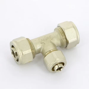 Тройник обжим редукционный HENCO 20х16х20