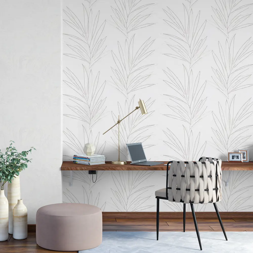 Обои флизелиновые Palitra Life Ipanema белые 1.06 м PL72066-12 STLM-2093872 - Вид №3