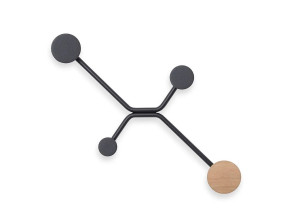 Стальная настенная вешалка