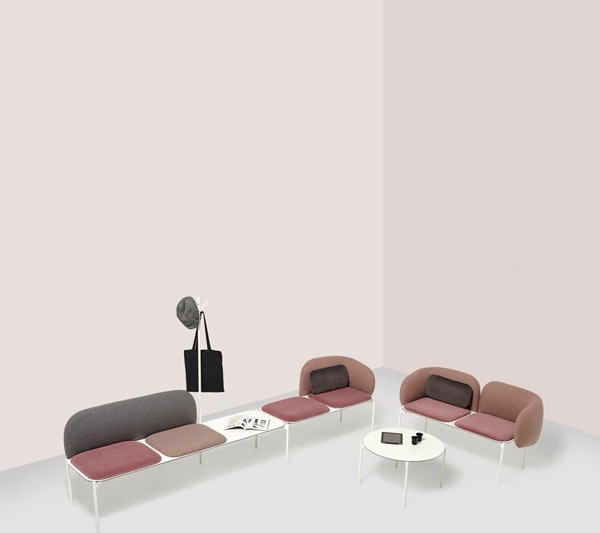 Diemme Модульная тканевая скамья со спинкой Snake sun-id-1406388 - Вид №4