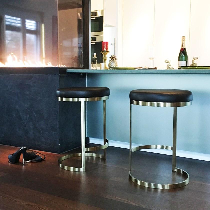 ZALABA Design Стул из стали с подставкой для ног Ola sun-id-1345410 - Вид №4