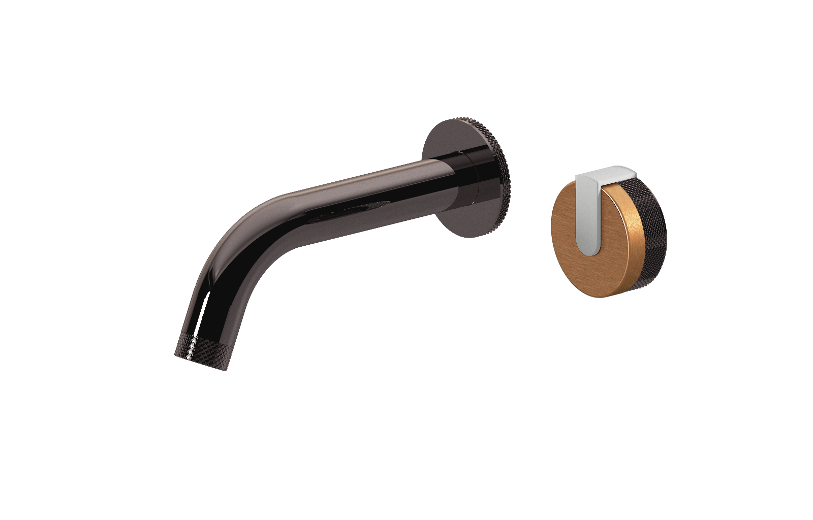 E-11535-R1BRG-L1WT-OX Настенный прогрессивный смеситель скрытого монтажа для раковины GRAFF MOD+