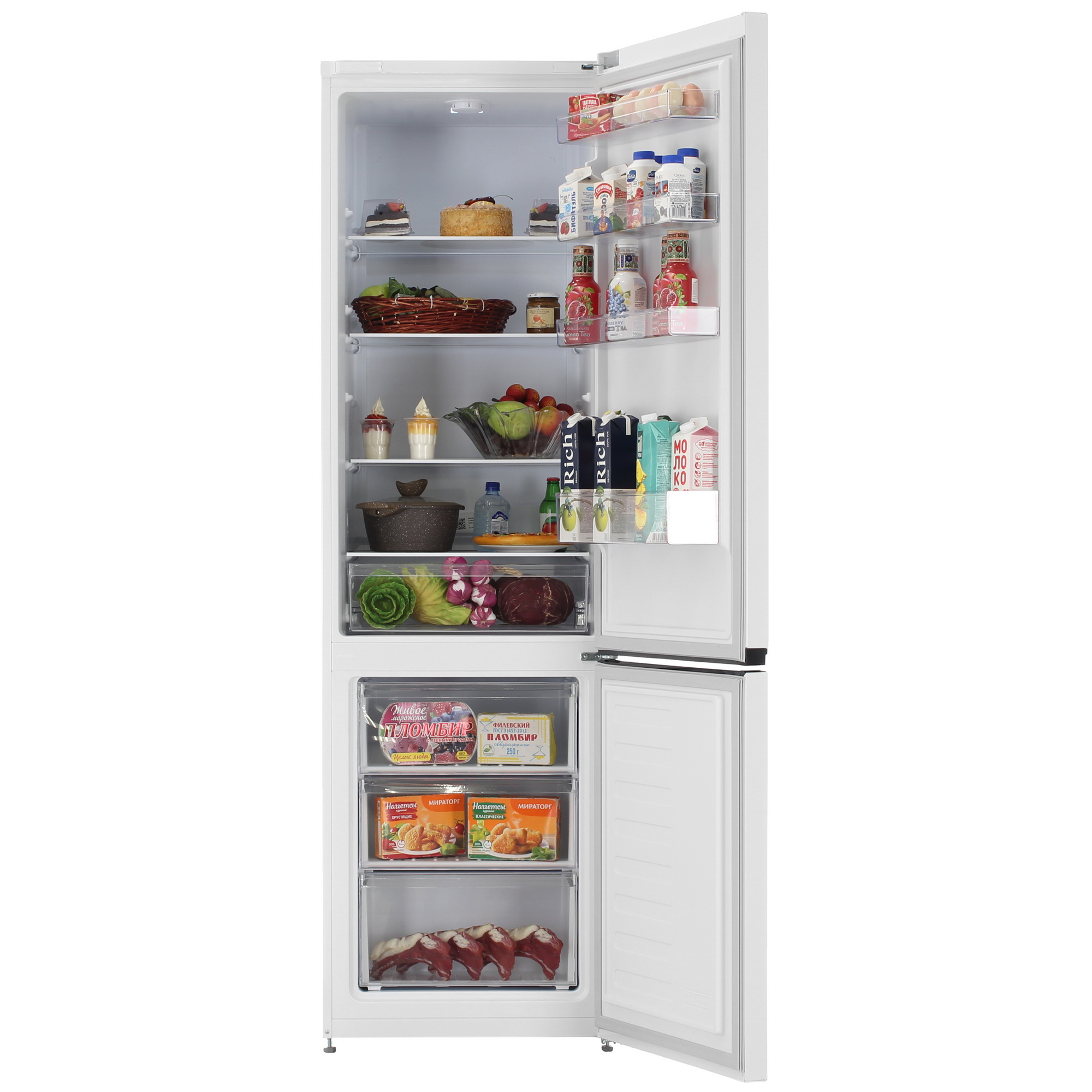 9022458 Холодильник с морозильником   Beko B1RCSK402W белый STDN-0020475 - Вид №5