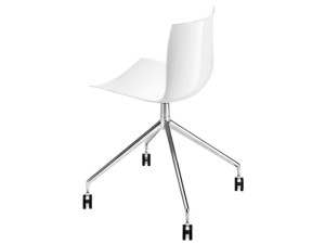 Стул на насесте с колесами