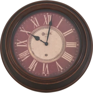 Часы настенные Dream River круглые пластик цвет черно-коричневый ø40,5 см