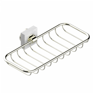 G3W-620A Мыльница-сетка Thg-paris Montaigne marbre blanc Vénus с рукоятками Никель