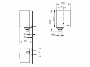 Блок управления холодной водой