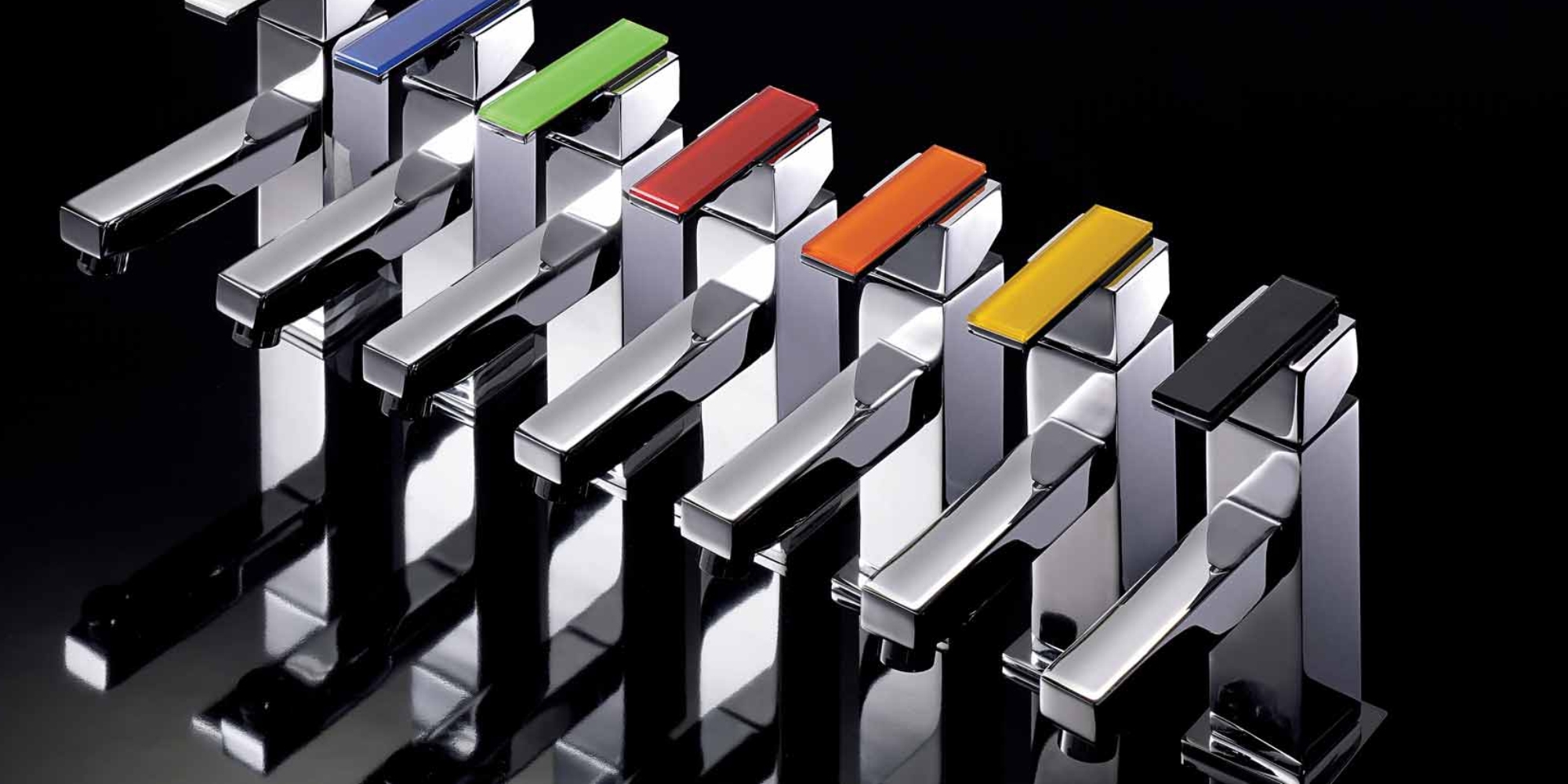 Однорычажный смеситель для раковины 50.002C MAIER KROMATIC KUADRAT 50002C - Вид №1