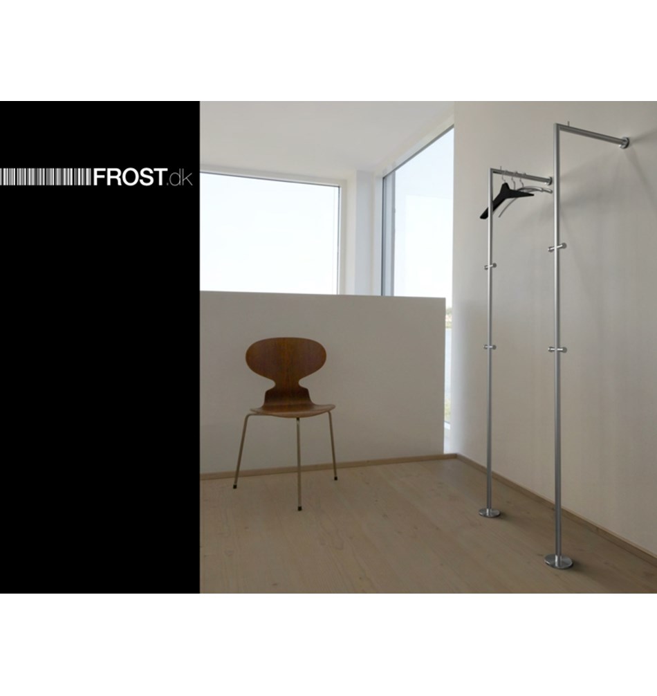 FROST Подставка для прихожей 2 » матовая Нержавеющая сталь Матовый N1177  - Вид №2