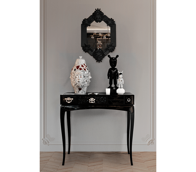 0-019 Сохо черная консоль Boca Do Lobo  - Вид №9