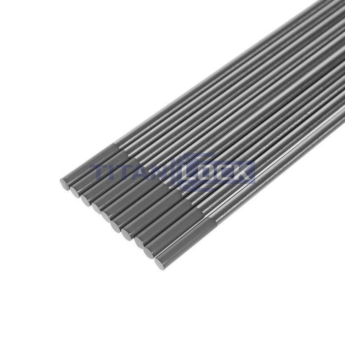 Вольфрамовый электрод WC-20 (серый), диам. 1,0 мм, TLWC2010 TITAN LOCK 