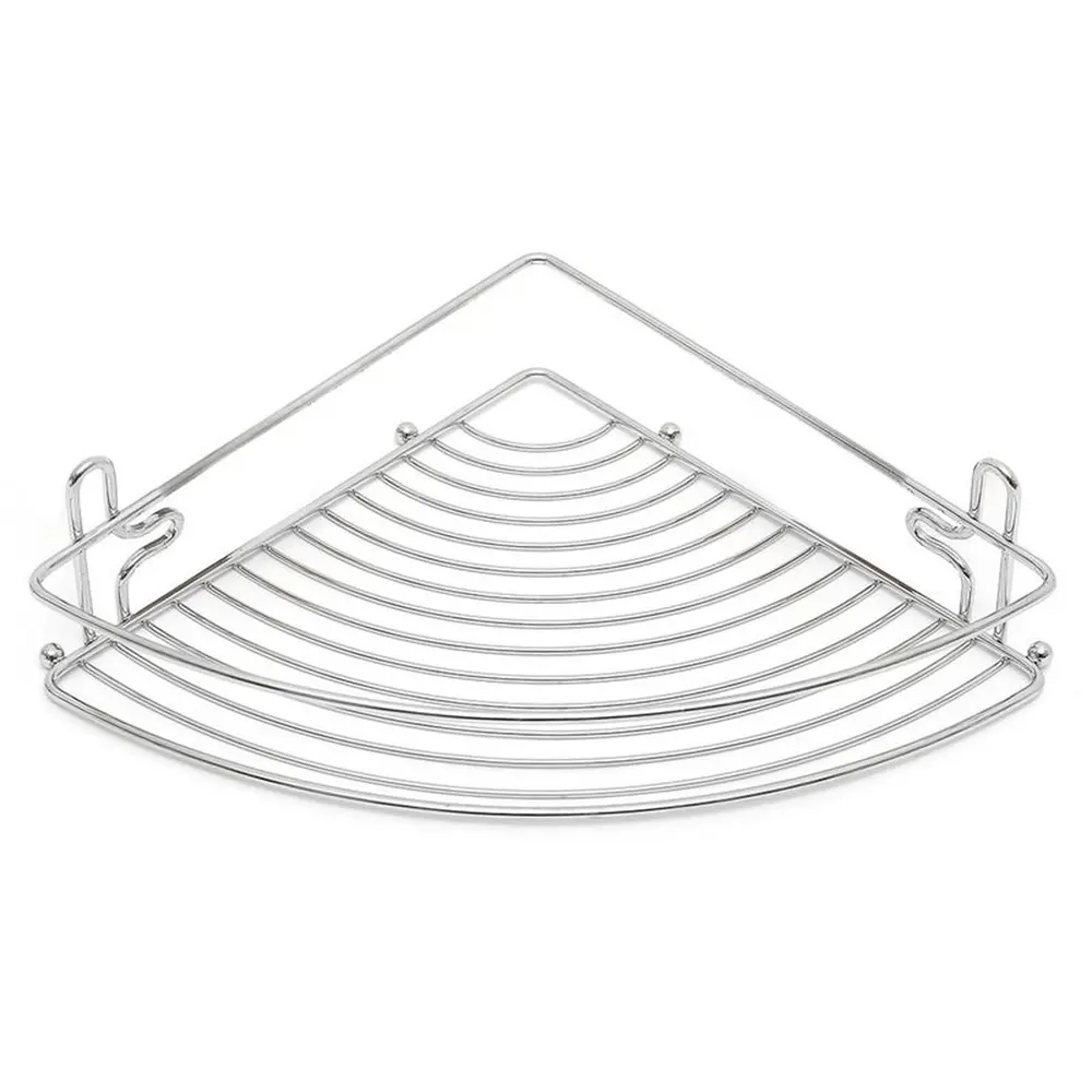 Полка для ванной комнаты Verran угловая 22x22x105 см металл Без серии STLM-2131285