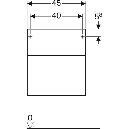 500.504.00.1 Шкафчик Geberit Xeno² с двумя выдвижными ящиками Geberit  - Вид №3