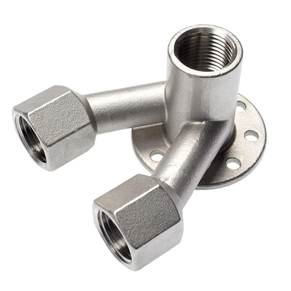 69478IGZ12 SANHA 9478IGZ пресс-фит. нерж.сталь, водорозетка проходная, разъемная без ниппелей 43467 мм  - Вид №1